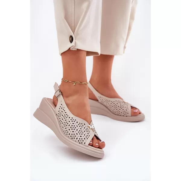  Dámske sandále VINCEZA 41476 BEIGE 