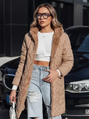 Dámska bunda DSTREET TY5438 BÉŽOVÁ