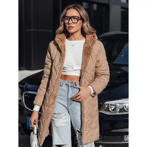  Dámska bunda DSTREET TY5438 BÉŽOVÁ 