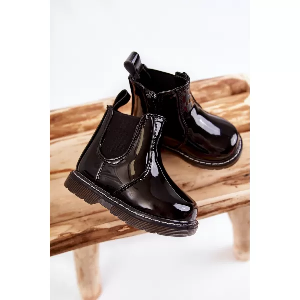  Detské topánky BOTO PORKY 21939 BLACK 