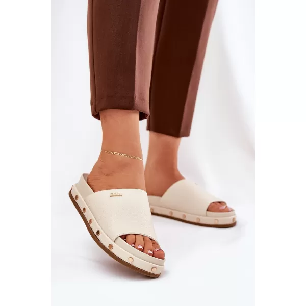  Dámske topánky BIG STAR NN274A746 BEIGE Big Star Shoes 