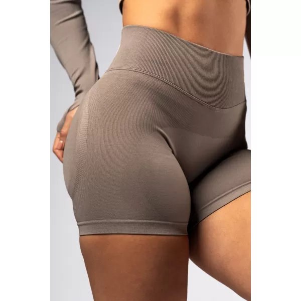  Push-up šortky s vysokým pásom POWER 893 LIGHT BROWN ASH Nebbia 