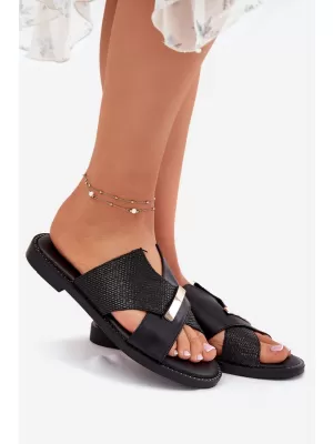 Dámske šľapky VINCEZA 17385 BLACK