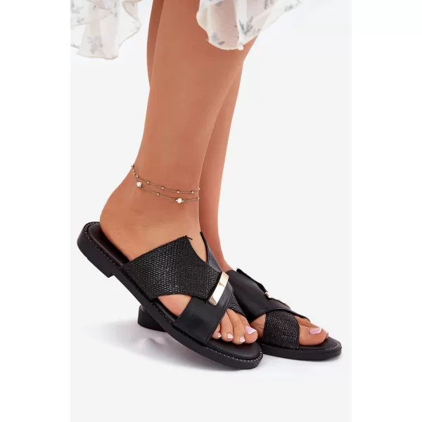  Dámske šľapky VINCEZA 17385 BLACK 