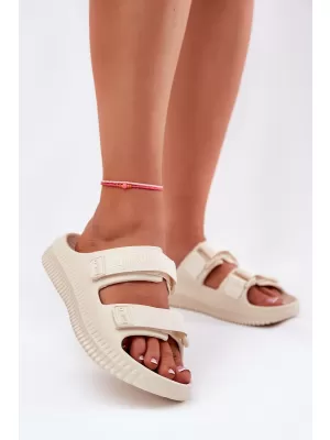 Dámske šľapky BIG STAR RR274A529 BEIGE Big Star Shoes