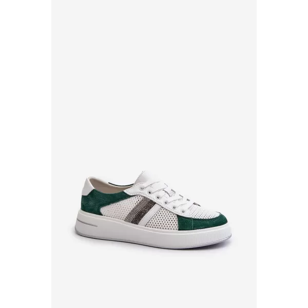  Dámske tenisky D&A LR110 WHITE/GREEN 