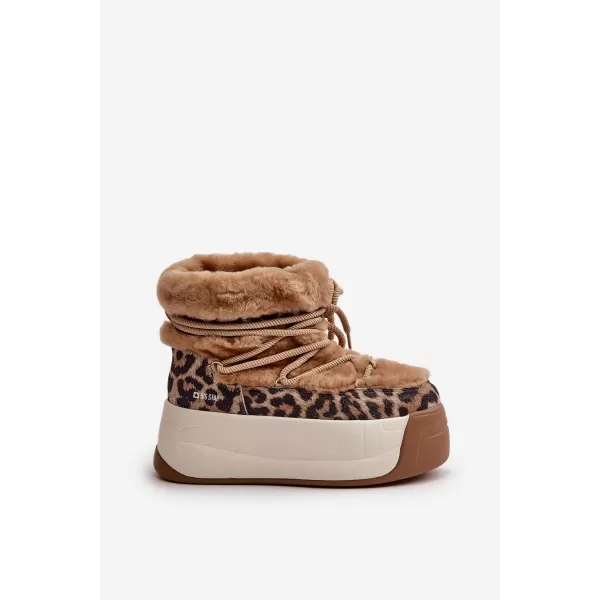  Dámske topánky BIG STAR OO274A207 BROWN/BEIGE Big Star Shoes 