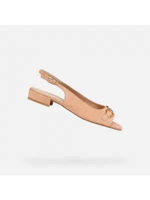 Dámske sandále GEOX NEW ERAKLIA 15 G012991 BÉŽOVÁ