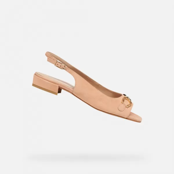  Dámske sandále GEOX NEW ERAKLIA 15 G012991 BÉŽOVÁ 