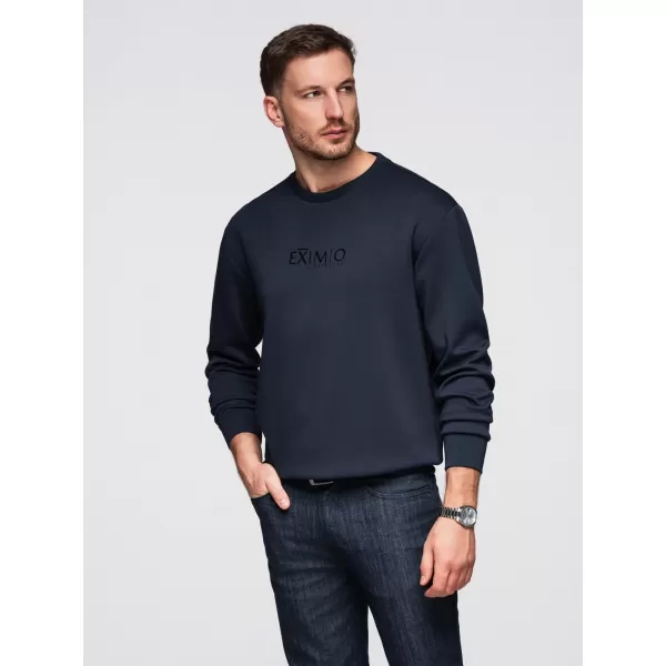  Pánska mikina OMBRE OM-SNBC-0199 DARK BLUE 