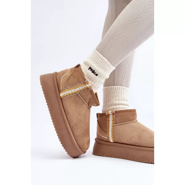  Dámske snehule BOTO UDRA 29607 KHAKI 