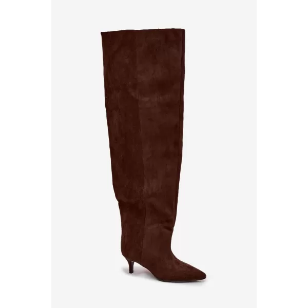  Dámske čižmy BOTO YSOLIENNE 39875 BROWN 