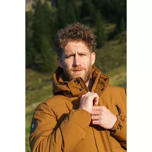  Pánska zimná bunda NORDBLANC FYRN NBWJM8257 PUŠTÍKOVA HNEDÁ 