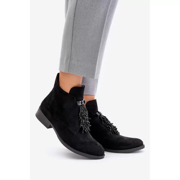  Dámske topánky S.BARSKI HY42-715 BLACK 