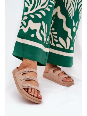 Dámske šľapky BOTO ULIRI 36079 KHAKI
