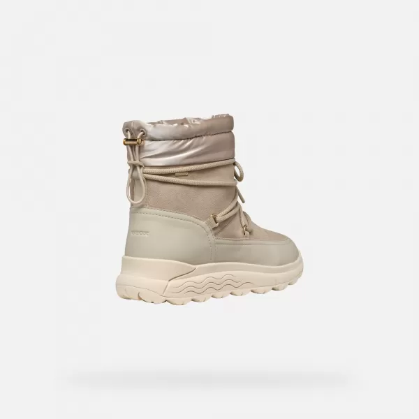  Dámske členkové čižmy GEOX SPHERICA 4X4 ABX G004652 BÉŽOVÁ 