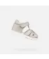 Dievčatá prvé kroky GEOX SANDAL MACCHIA B654WA0MAEWC0262 ŠEDÁ