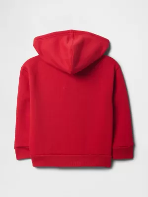 Detská mikina GAP LOGO HOODIE ZIP 723271-01 MODERN RED