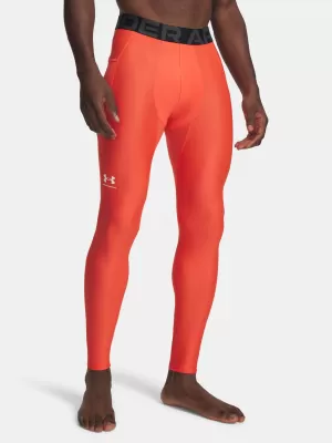 Pánske legíny UNDER ARMOUR HG ARMOUR LEGGINGS 1361586-690 ČERVENÁ