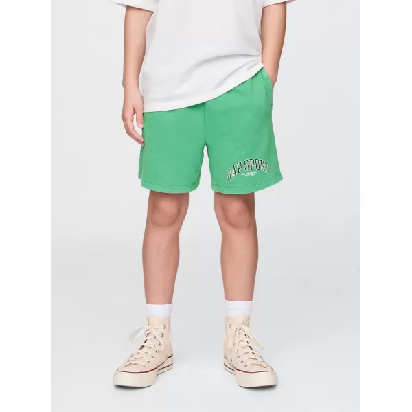  Detské kraťasy GAP LOGO SWEATSHORTS 782454-00 GALLANT GREEN 