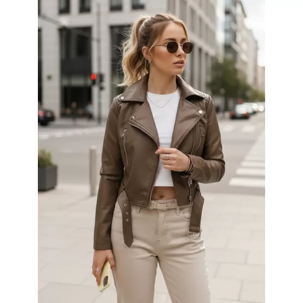  Dámska bunda DSTREET TY5536 HNEDÁ 