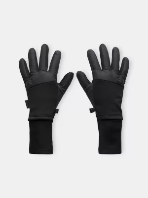 Pánske rukavice UNDER ARMOUR M'S STORM FLEECE RUN GLOVES 6000394-001 ČIERNA