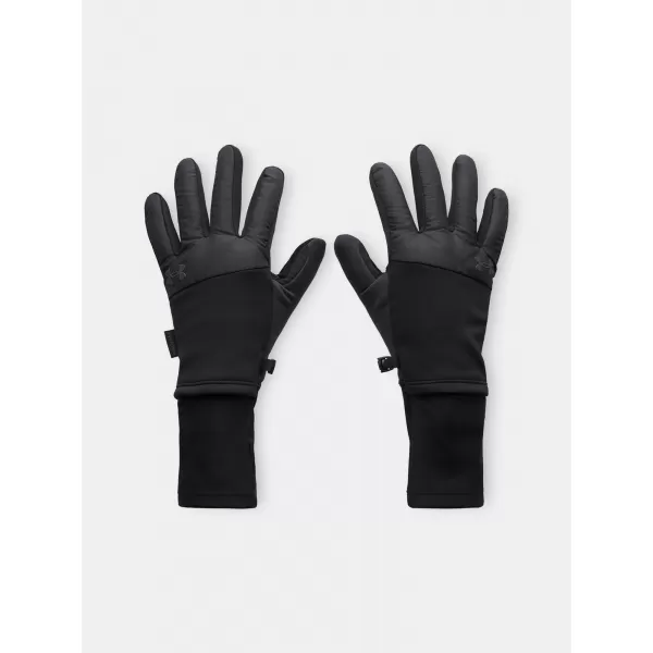  Pánske rukavice UNDER ARMOUR M'S STORM FLEECE RUN GLOVES 6000394-001 ČIERNA 
