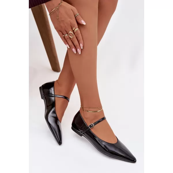  Dámske baleríny BOTO JARELLE 40675 BLACK 