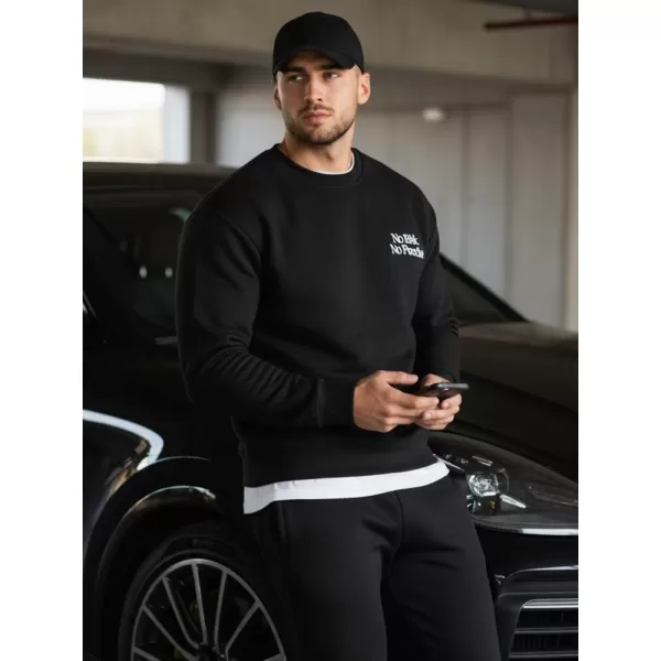  Pánska mikina DSTREET BX5947 ČIERNA 