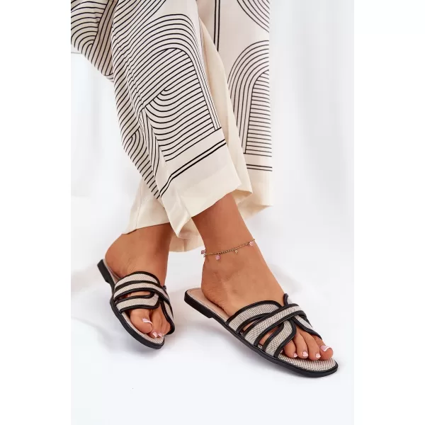  Dámske šľapky BOTO TOBIN 36257 BLACK 