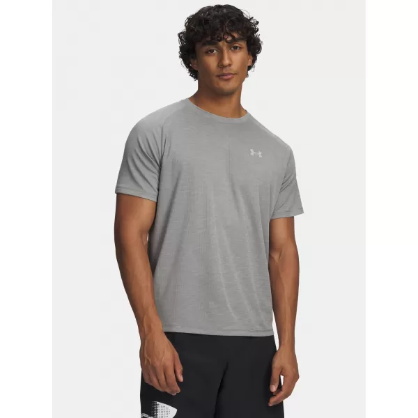  Pánske tričko UNDER ARMOUR TECH TEXTURED SS 1382796-709 ZELENÁ 