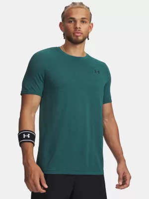 Pánske tričko UNDER ARMOUR VANISH SEAMLESS NOVELTY SS 6010603-338 ZELENÁ