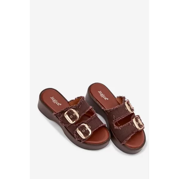  Dámske šľapky BOTO RENELISSE 41325 BROWN 