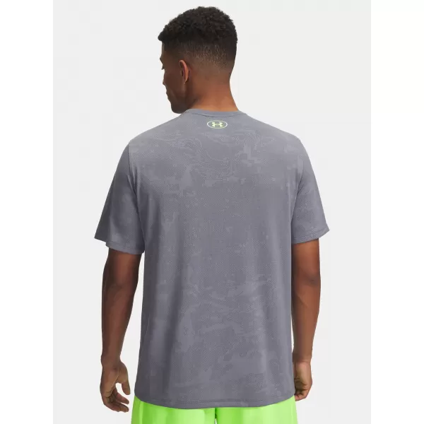  Pánske tričko UNDER ARMOUR UA TECH VENT JACQUARD SS 1377052-025 SIVÁ 