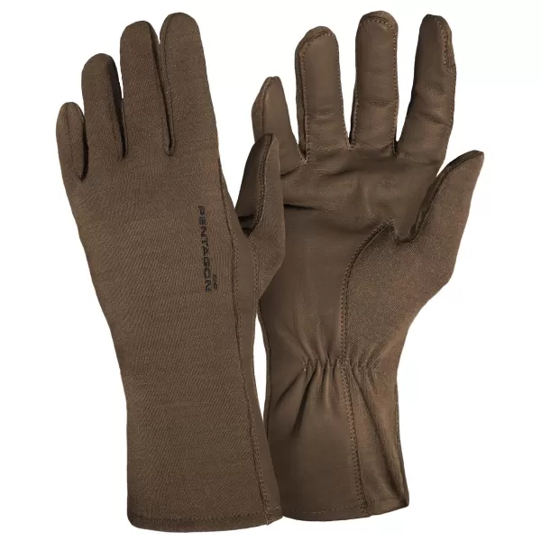  Rukavica PENTAGON PILOT NOMEX® GLOVES - LONG P20011 KOJOT 