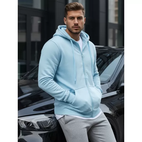  Pánska mikina DSTREET BX4246 SVETLO MODRÁ 