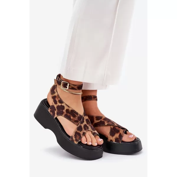  Dámske sandále BOTO TENZORUS 36260 LEOPARD 