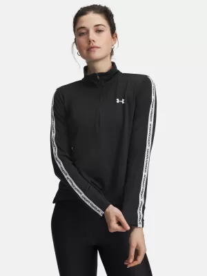 Dámska mikina UNDER ARMOUR UA TECH WM TAPE HALF ZIP 6005100-004 ČIERNA