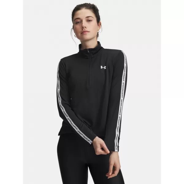  Dámska mikina UNDER ARMOUR UA TECH WM TAPE HALF ZIP 6005100-004 ČIERNA 