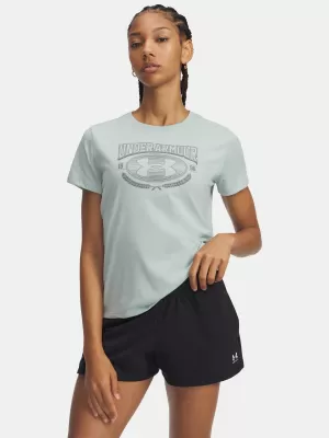 Dámske tričko UNDER ARMOUR W VARSITY SS 6010592-477 MODRÁ