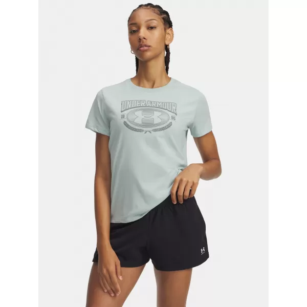  Dámske tričko UNDER ARMOUR W VARSITY SS 6010592-477 MODRÁ 