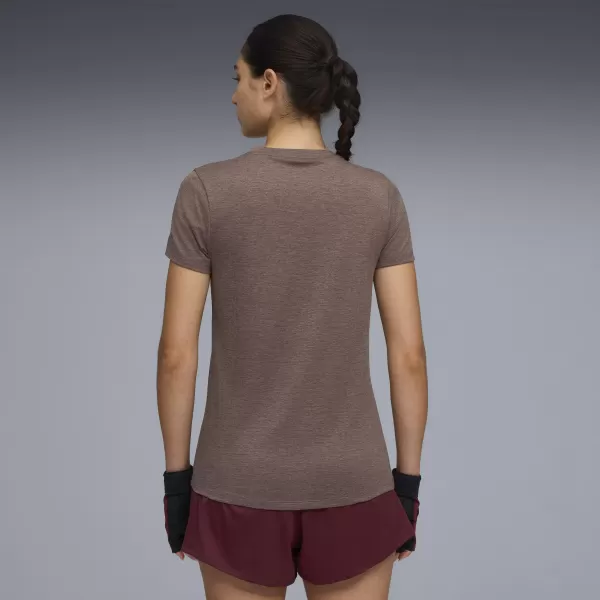  Dámske tričko PUMA W TAD ESSENTIAL HEATHER TEE 525891-88 HROZIENKOVÝ VRES 