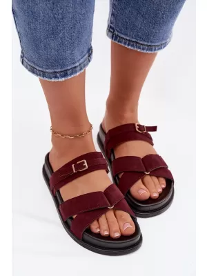 Dámske šľapky BOTO SELORINA 41592 BURGUNDY