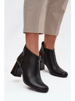 Dámske topánky na podpätku BOTO IVESSARA 39751 BLACK