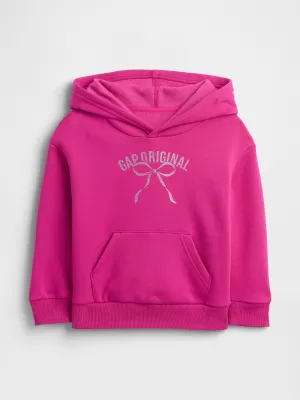 Detská mikina GAP LOGO PULLOVER HOODIE 793465-01 BRIGHT FUCHSIA