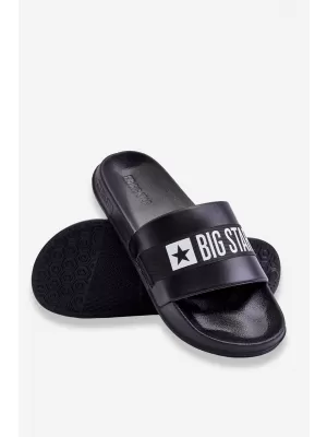 Pánske žabky BIG STAR LL174458 BLACK Big Star Shoes