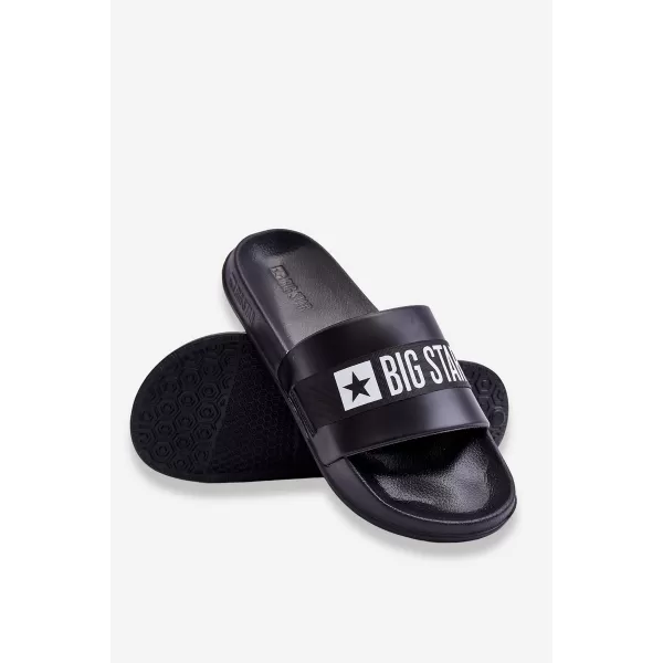  Pánske žabky BIG STAR LL174458 BLACK Big Star Shoes 