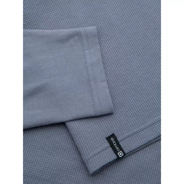  Pánske tričko OMBRE OM-LSCL-0109 MODRÝ DENIM 