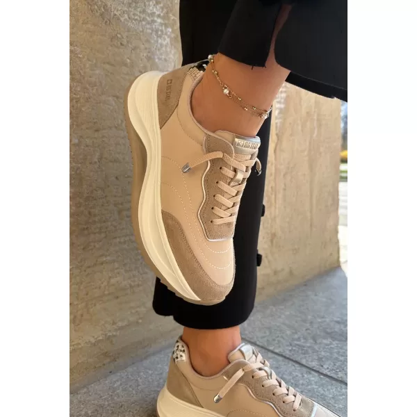  Dámske tenisky BIG STAR RR274A345 BEIGE Big Star Shoes 