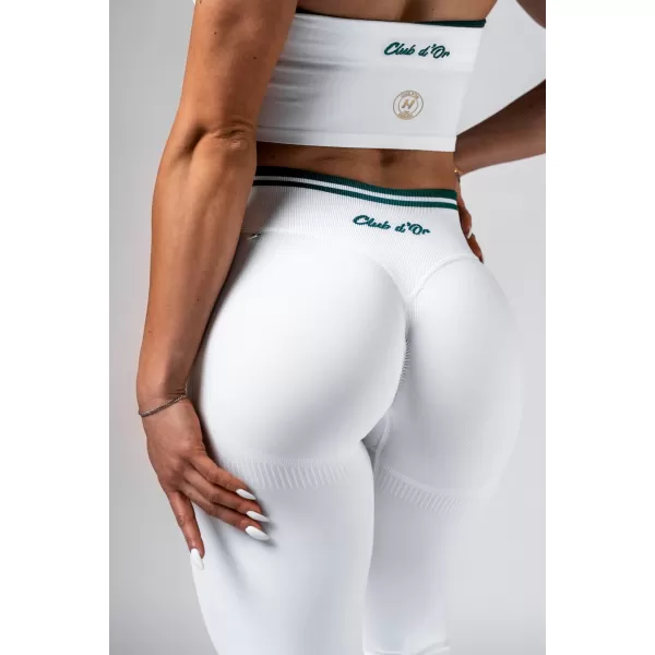  Push-up legíny s vysokým pásom CLUB DOR 629 WHITE Nebbia 